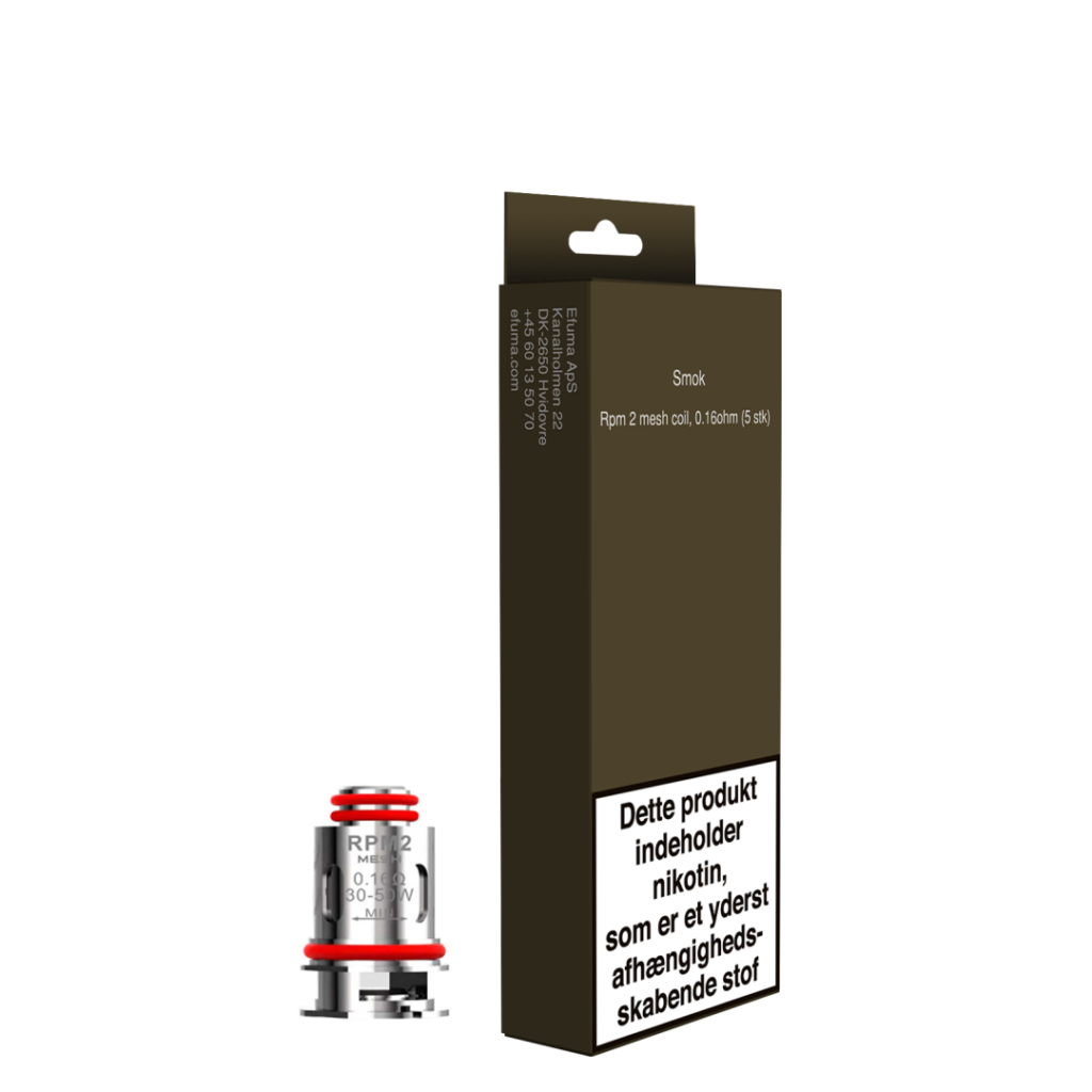 Smok RPM 2 Mesh Coils - 0,16 ohm DK TPD