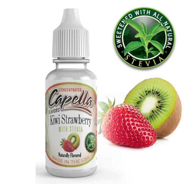 Capella Kiwi Strawberry med Stevia - 13 ml