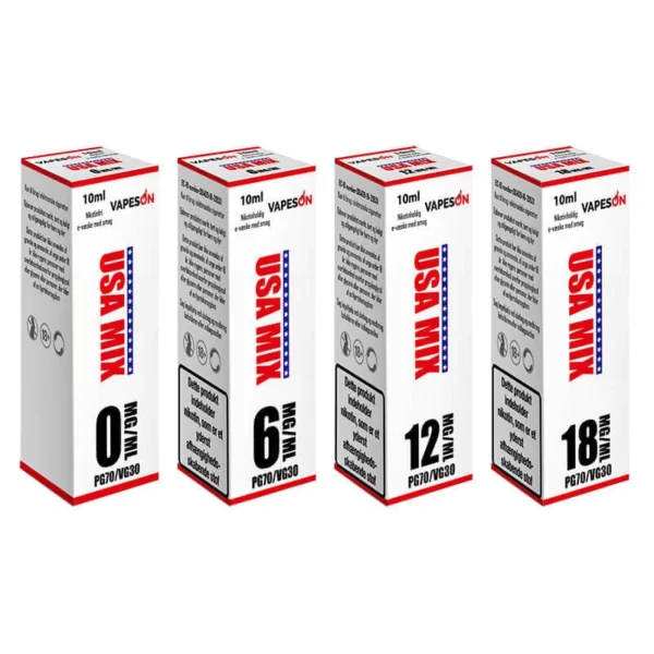 Vapeson USA Mix 10ml PG70/VG30