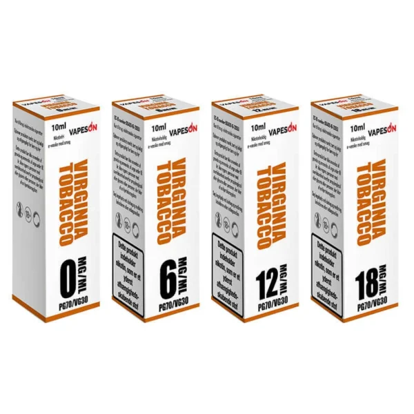 Vapeson Virginia Tobacco 10ml PG70/VG30